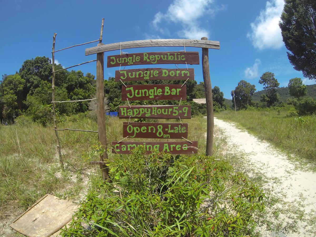 Jungle Republic Hostel Koh Rong Sanloem Exterior photo